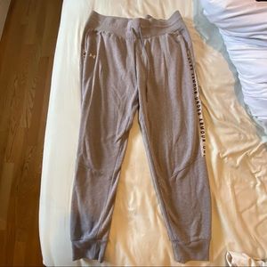 Under armour light pink/purple/grey joggers
